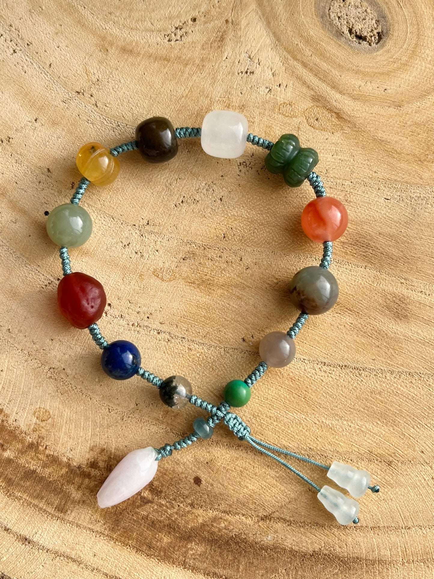 Handmade Multi Gemstone Beaded Bracelet