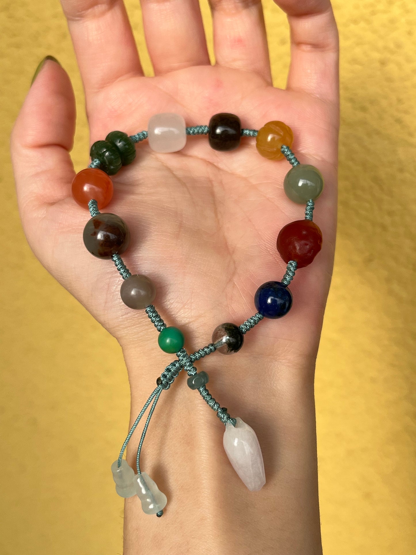 Handmade Multi Gemstone Beaded Bracelet