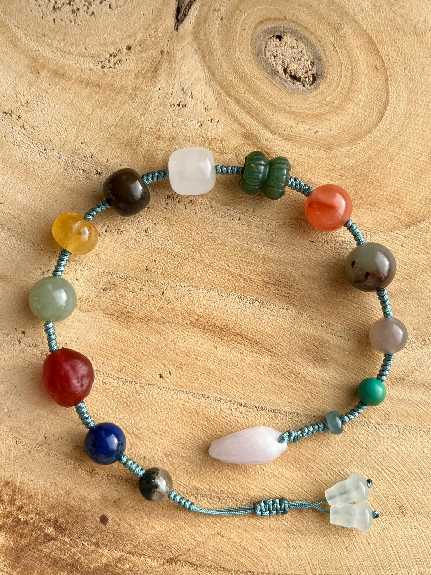 Handmade Multi Gemstone Beaded Bracelet