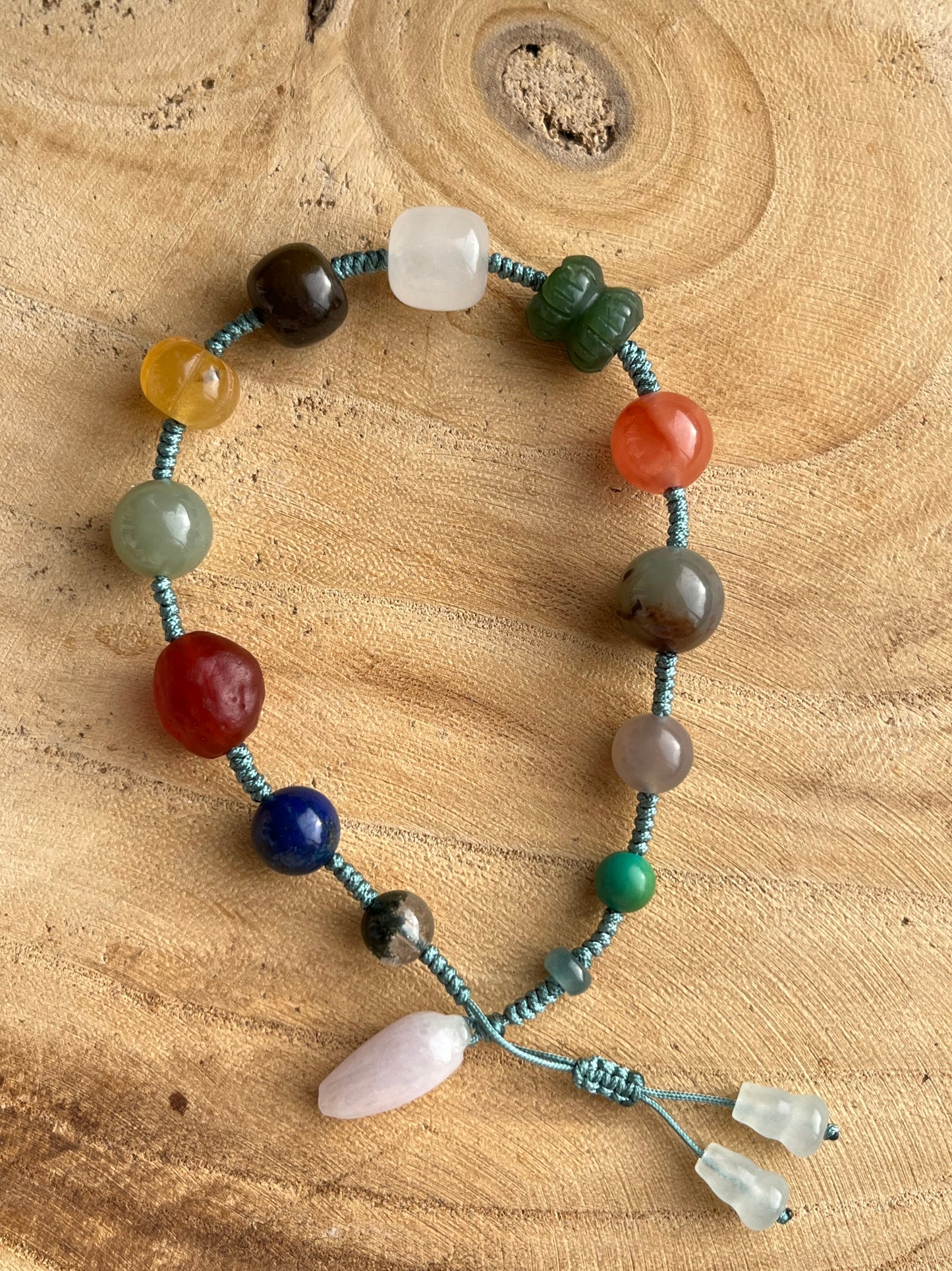 Handmade Multi Gemstone Beaded Bracelet