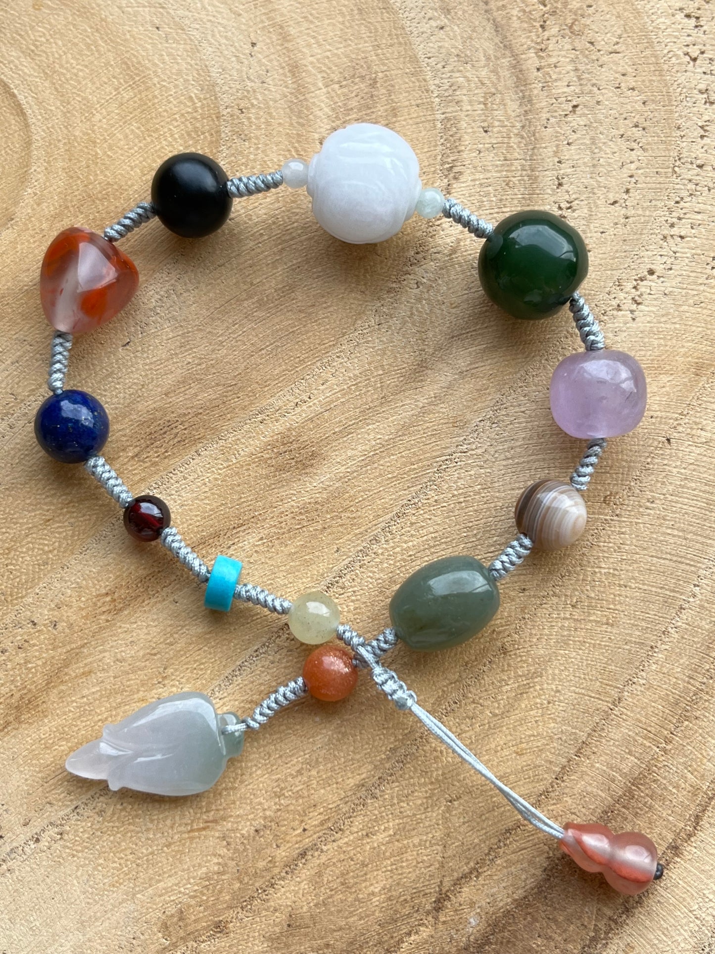 Handmade Multi Gemstone Beaded Bracelet