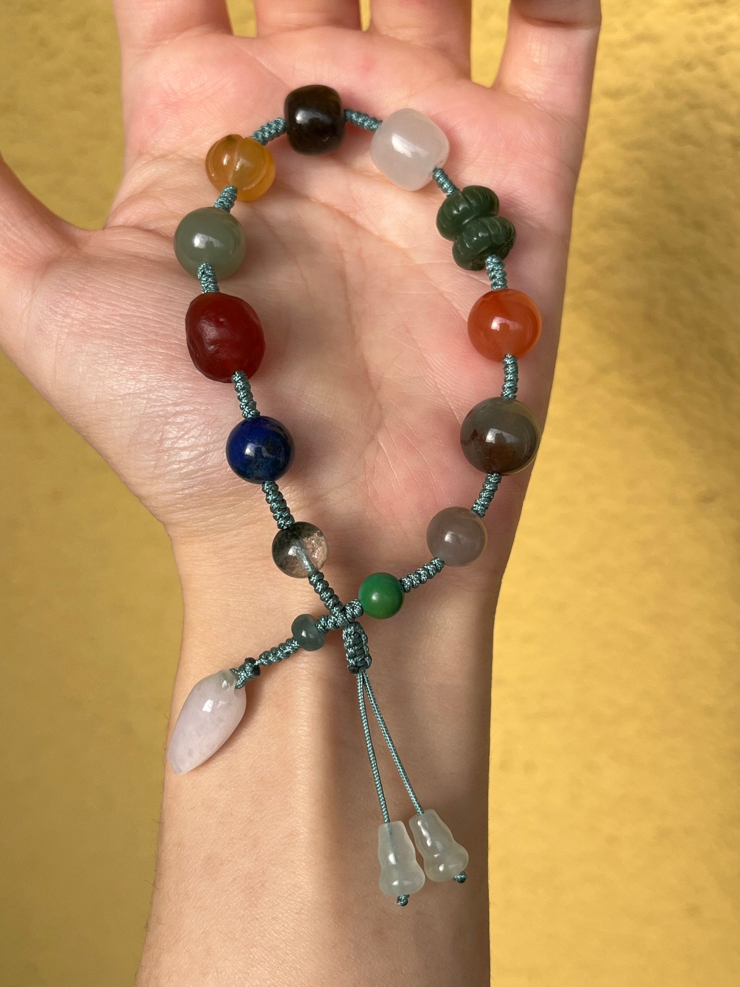 Handmade Multi Gemstone Beaded Bracelet