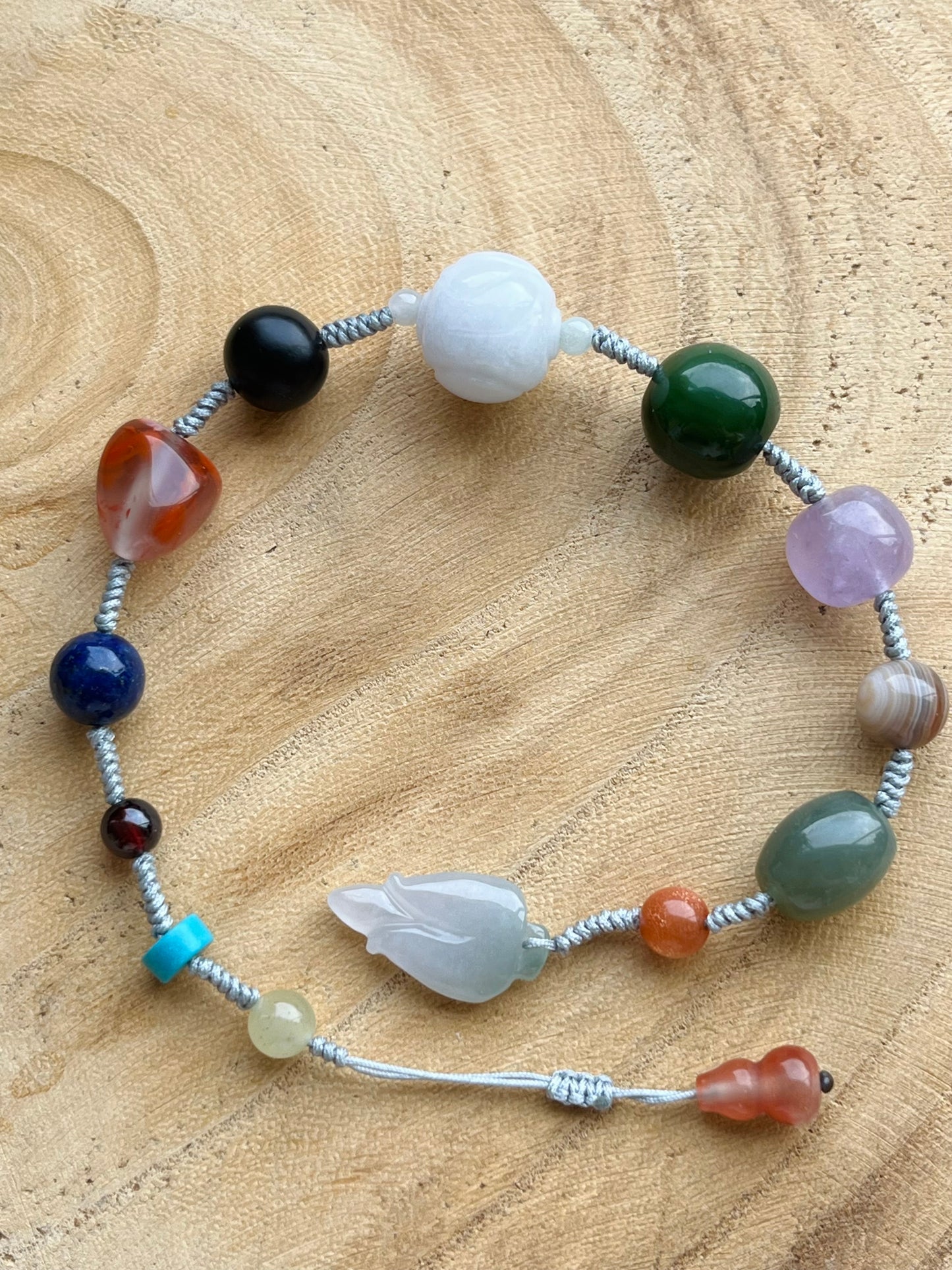 Handmade Multi Gemstone Beaded Bracelet