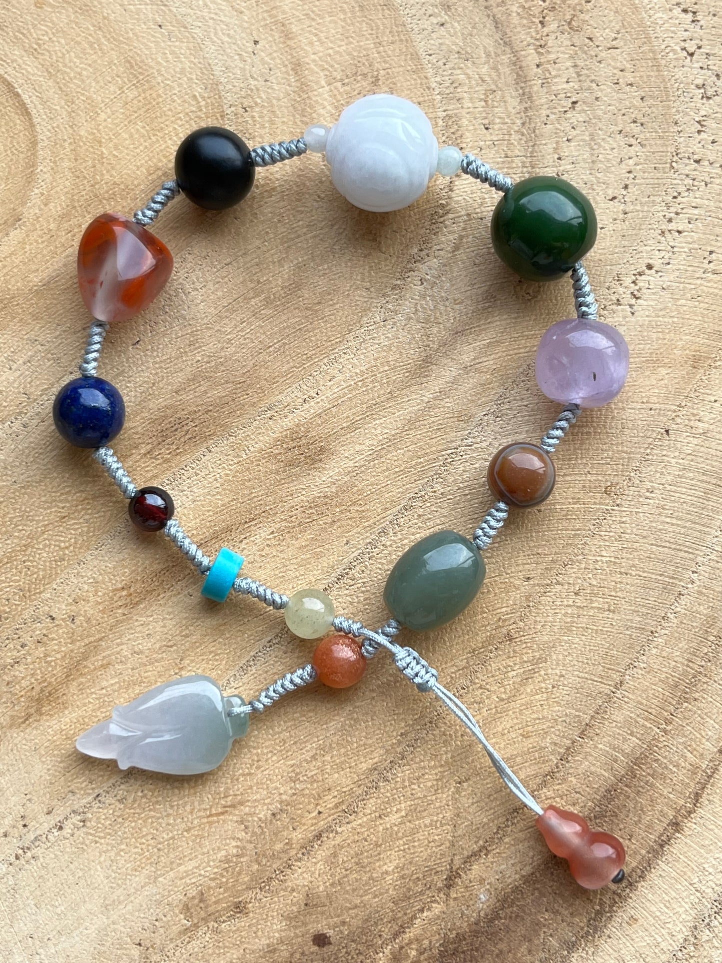 Handmade Multi Gemstone Beaded Bracelet